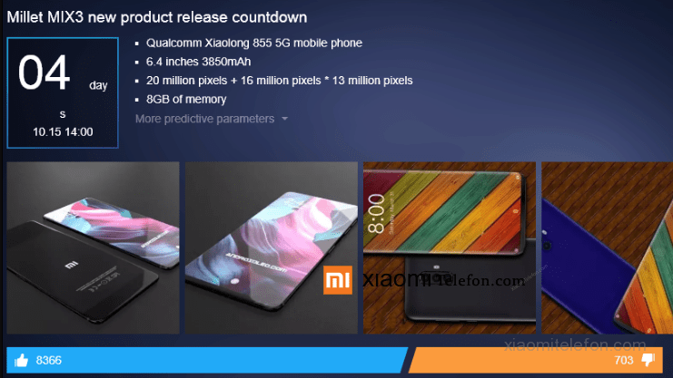 Snapdragon 855 ile gelecek Xiaomi Mi Mix 3